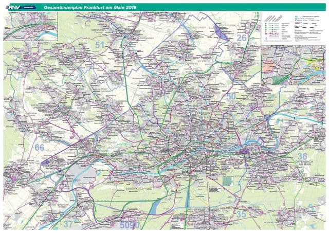 карта зон Франкфурта